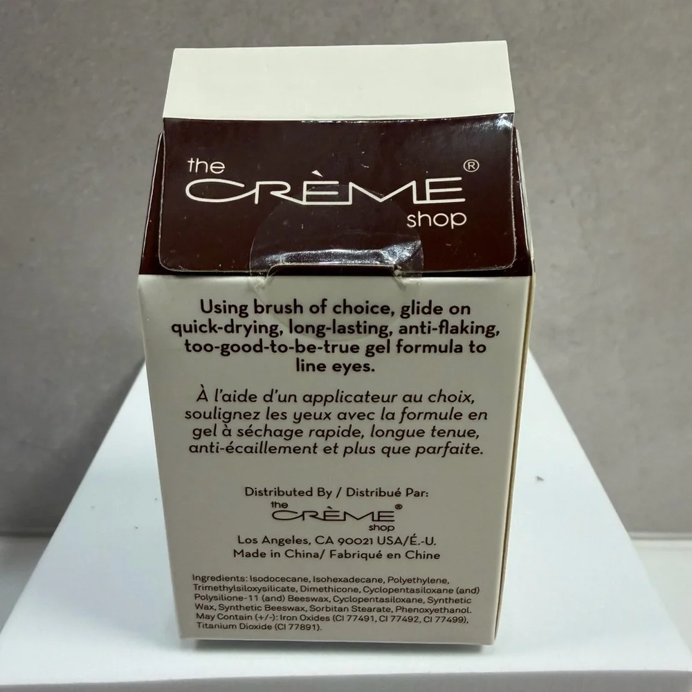 🩷5/$ 10 The Crème Shop Dark Brown Gel Eyeliner